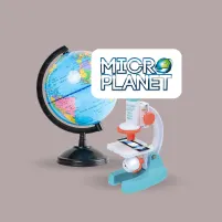 Artigos escolares da Microplanet para aprender a brincar
