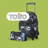Mochilas escolares Totto resistentes e confortáveis