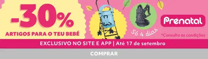 Dias sem IVA | Produtos para bebés, carrinhos, cadeiras auto, segurança e cuidados com o bebé