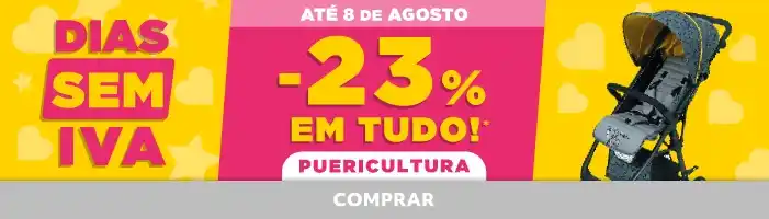 Dias sem IVA 23% desc. em Puericultura