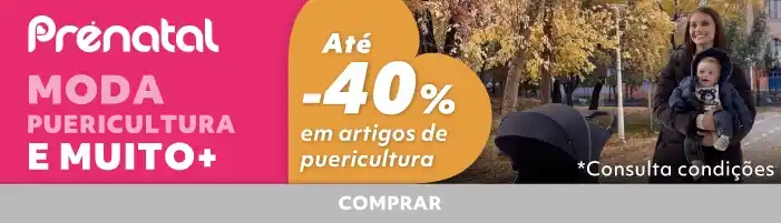 Ate 40% de desconto direto em artigos selecionados | Folheto de fevereiro de Prenatal