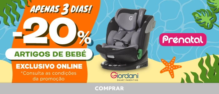 Produtos para bebés, carrinhos, cadeiras auto, segurança e cuidados com o bebé