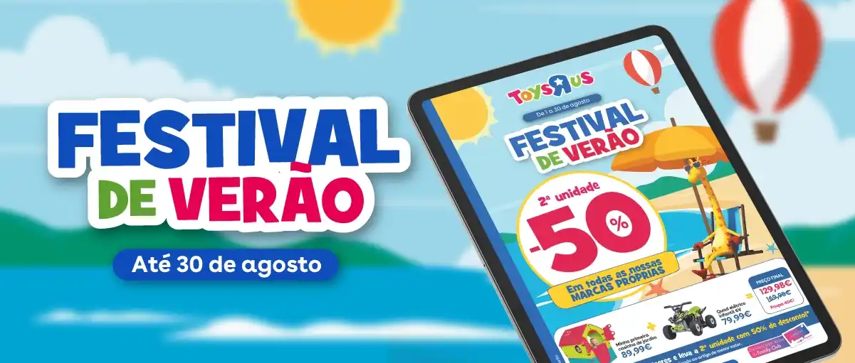 50% na 2ª ud. en TODOS os brinquedos das nossas marcas próprias | Toys R Us