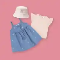 Moda para meninas de 0 a 36 meses