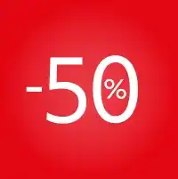 -50% em MODA