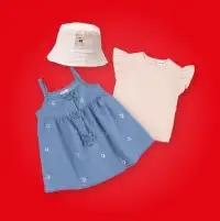Moda para meninas de 0 a 36 meses