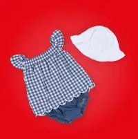 Moda para meninas de 0 a 36 meses